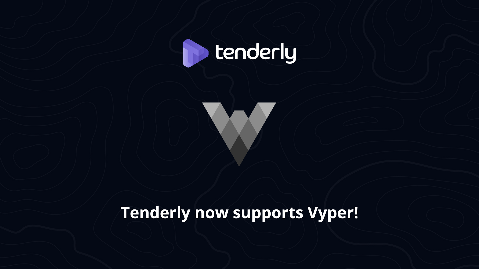 Tenderly now supports both Solidity and Vyper!