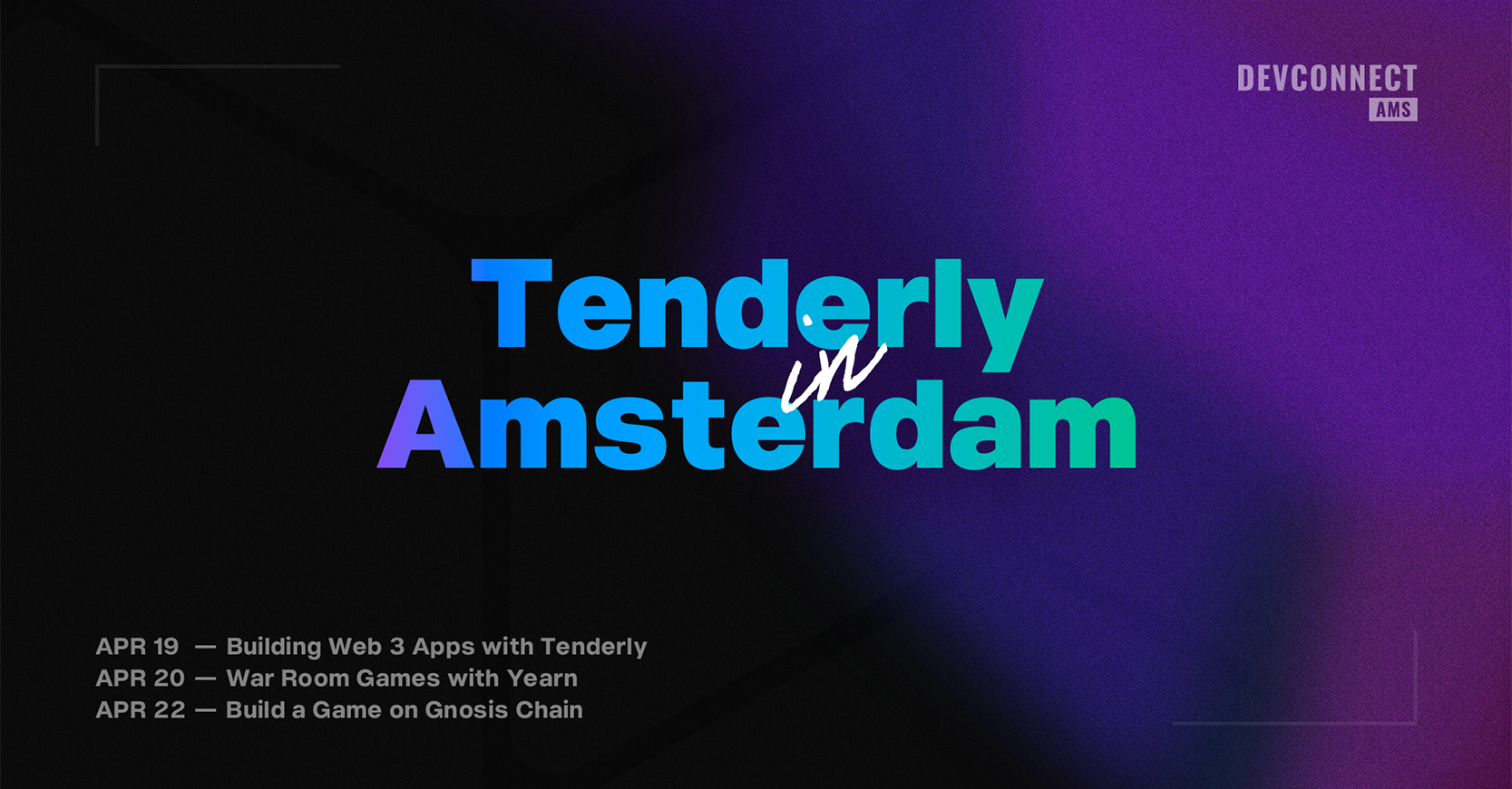 Join Tenderly in Amsterdam