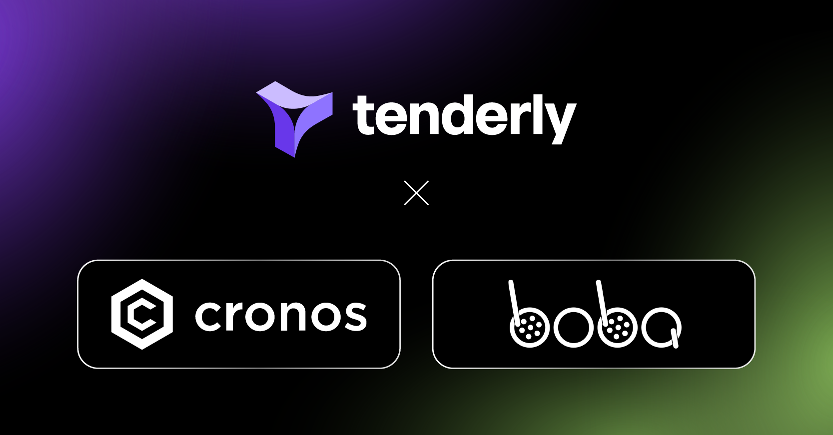 Tenderly Supports Cronos and Boba Networks