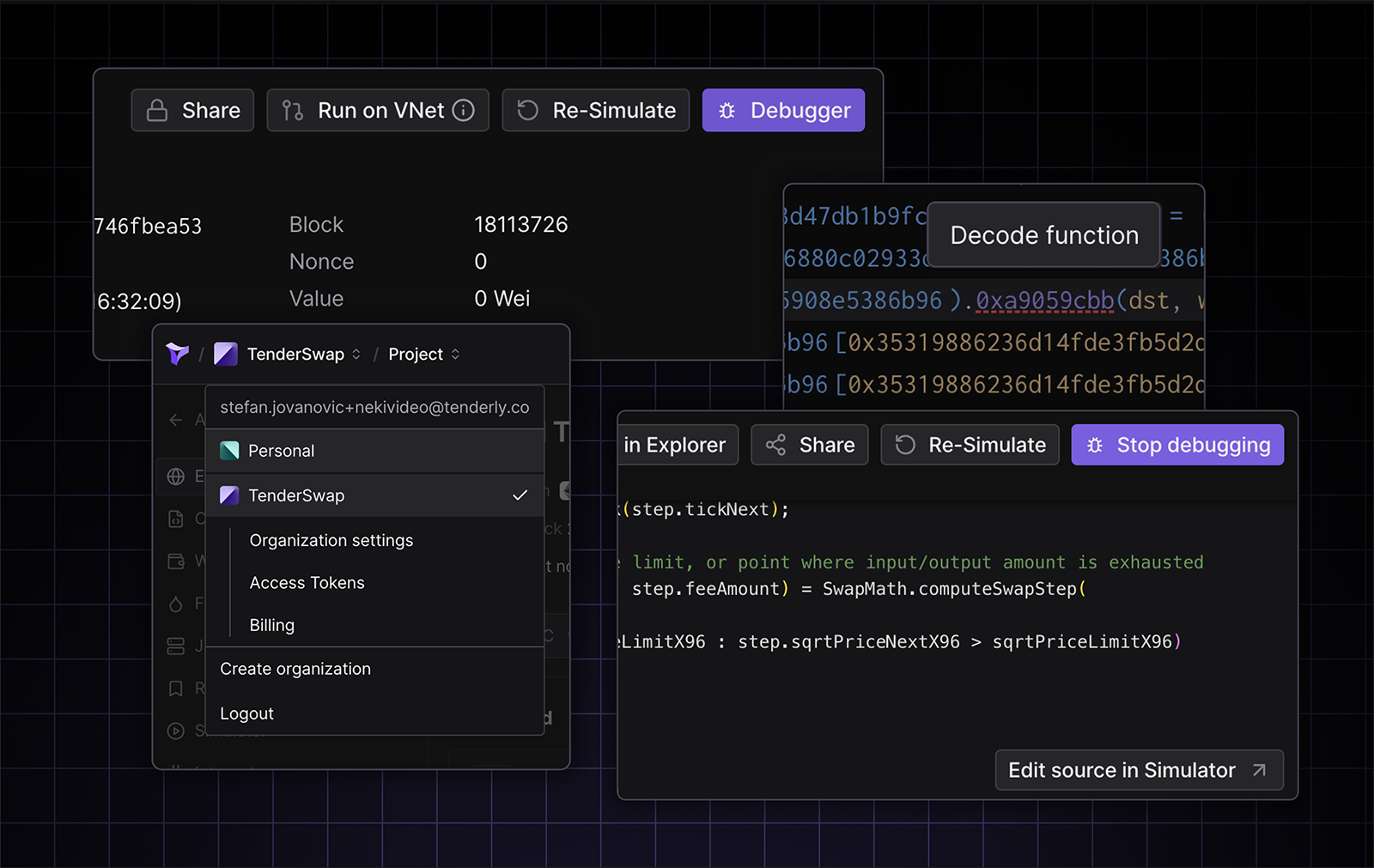 UI Improvements for Development Efficiency